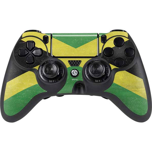Jamaica Flag Distressed PlayStation PS4 Skins